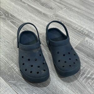 Crocs Navy Blue Men's 11- Classic Clog‎ Slide with Sport Mode
